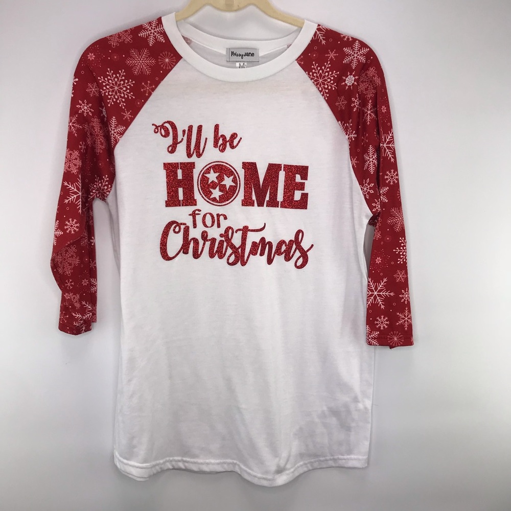 Tennessee I’ll Be Home For Christmas Shirt Medium
